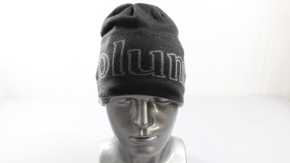 Columbia Knit Beanie Hat CU0143 Mens OS Black Stretch